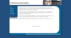 Desktop Screenshot of cornerstoneinsurances.com